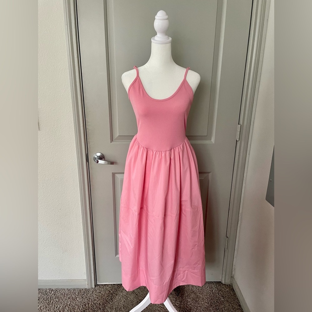 Pink Midi Dress
